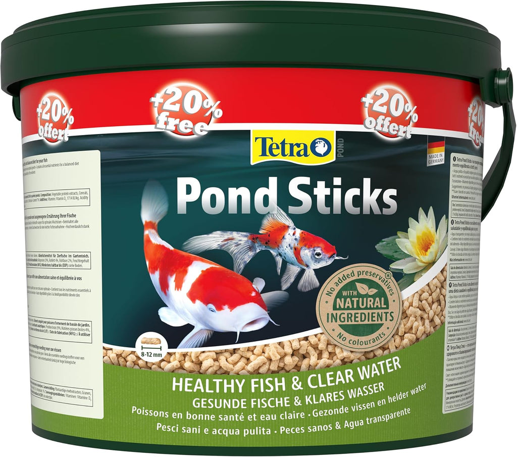 Tetra Pond Sticks Complete 10l + 20% Free pack of 2